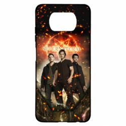 Чехол для Xiaomi Poco X3 Supernatural Sam, Dean and Cass