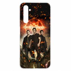 Чехол для Realme 6 Pro Supernatural Sam, Dean and Cass - PrintSalon