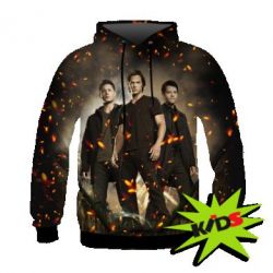 Дитяче 3D худі Supernatural Sam, Dean and Cass