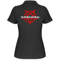 Женское поло Supernatural - PrintSalon