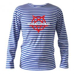 Тельняшка с длинным рукавом Supernatural - PrintSalon