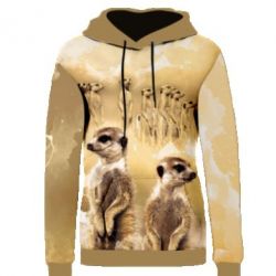 Жіноче 3D худі Сурикати