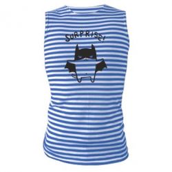 Майка-тельняшка Surprise! - PrintSalon