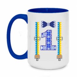 Кружка двухцветная 420ml Первоклассник - PrintSalon