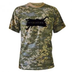 Камуфляжная футболка Сверхъестественное - PrintSalon