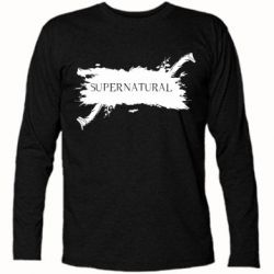 Футболка с длинным рукавом Сверхъестественное - PrintSalon