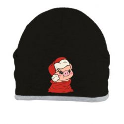 Шапка Свиня в новорічному мішку - PrintSalon