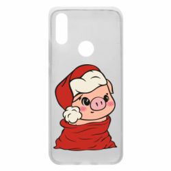 Чохол для Xiaomi Redmi 7 Свиня в новорічному мішку - PrintSalon