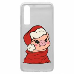 Чохол для Huawei P30 Свиня в новорічному мішку - PrintSalon