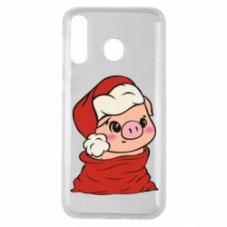 Чохол для Samsung M30 Свиня в новорічному мішку - PrintSalon