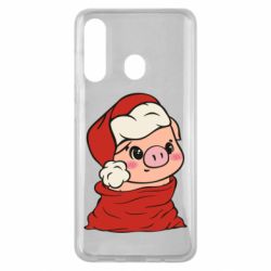 Чохол для Samsung M40 Свиня в новорічному мішку - PrintSalon