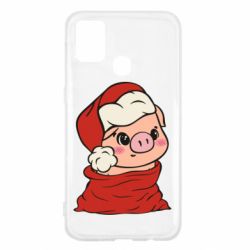 Чохол для Samsung M31 Свиня в новорічному мішку - PrintSalon