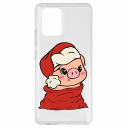 Чохол для Samsung S10 Lite Свиня в новорічному мішку - PrintSalon