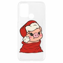 Чохол для Oppo A52 / A72 / A92Свиня в новорічному мішку - PrintSalon