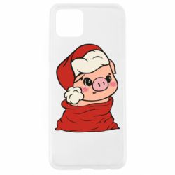 Чохол для Oppo A92sСвиня в новорічному мішку - PrintSalon