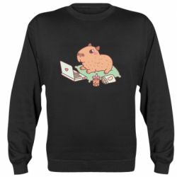 Cвитшот Capybara With Laptop - PrintSalon