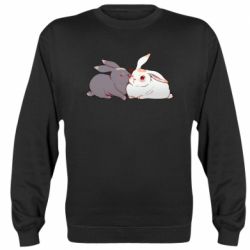 Cвитшот Кролики Вэй и Лань - PrintSalon