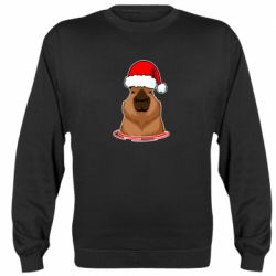 Cвитшот Новогодняя капибара - PrintSalon