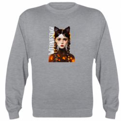 Cвитшот Венздей кошка - PrintSalon