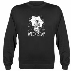 Світшот Венздей Вдамс и зонт - PrintSalon