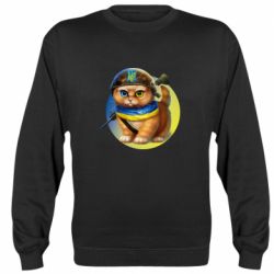 Cвитшот Военный котик - PrintSalon