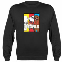 Cвитшот We bare bears collage - PrintSalon