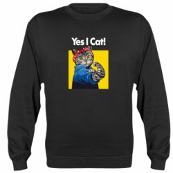 Cвитшот Yes I Cat - PrintSalon