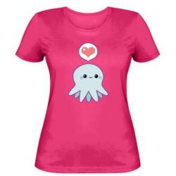 Женская футболка Sweet Octopus - PrintSalon