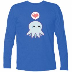 Футболка с длинным рукавом Sweet Octopus - PrintSalon