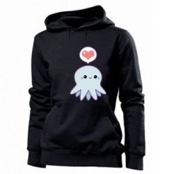 Женское худи Sweet Octopus - PrintSalon
