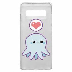 Чехол для Samsung S10+ Sweet Octopus - PrintSalon
