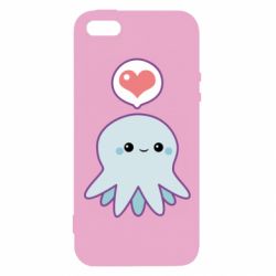 Чехол для iPhone5/5S/SE Sweet Octopus - PrintSalon