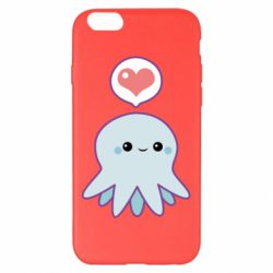 Чехол для iPhone 6 Plus/6S Plus Sweet Octopus - PrintSalon