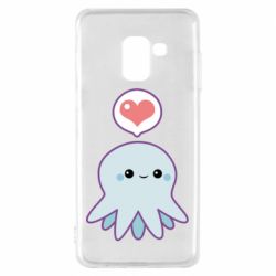 Чехол для Samsung A8 2018 Sweet Octopus - PrintSalon