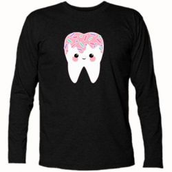 Футболка с длинным рукавом Sweet tooth - PrintSalon