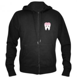 Мужское худи на молнии Sweet tooth - PrintSalon