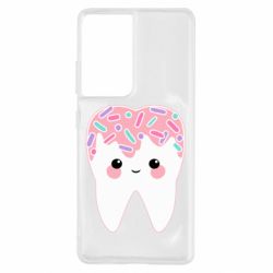 Чехол для Samsung S21 Ultra Sweet tooth - PrintSalon