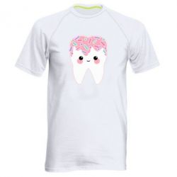 Мужская футболка для спорта Sweet tooth - PrintSalon