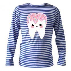 Тельняшка с длинным рукавом Sweet tooth - PrintSalon
