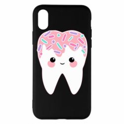 Чехол для iPhone X/Xs Sweet tooth - PrintSalon