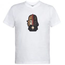 Мужская футболка  с V-образным вырезом Sweet Vader - PrintSalon