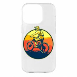 Чехол для iPhone 14 Pro Сyclist - PrintSalon