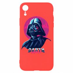Чехол для iPhone XR Synthwave Darth Vader - PrintSalon