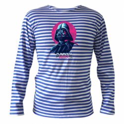 Тельняшка с длинным рукавом Synthwave Darth Vader - PrintSalon