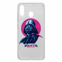 Чехол для Samsung A20 Synthwave Darth Vader - PrintSalon