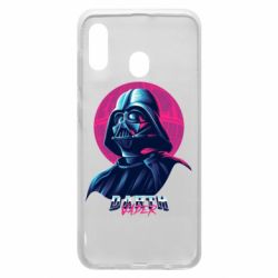 Чехол для Samsung A30 Synthwave Darth Vader - PrintSalon