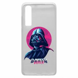 Чехол для Huawei P30 Synthwave Darth Vader - PrintSalon