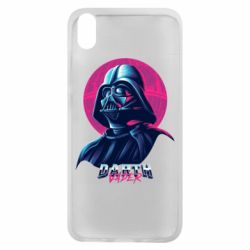Чехол для Xiaomi Redmi 7A Synthwave Darth Vader - PrintSalon