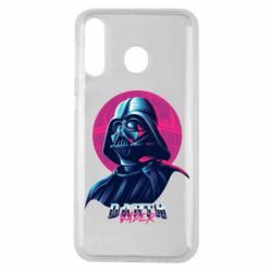Чехол для Samsung M30 Synthwave Darth Vader - PrintSalon