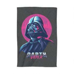 Полотенце с принтом Synthwave Darth Vader - PrintSalon
